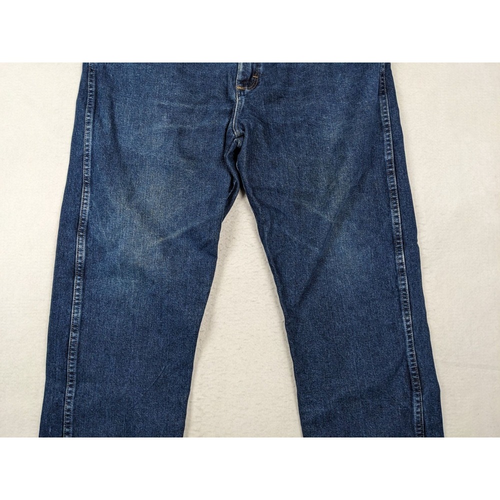 Wrangler Mens Jeans Size 38 x 32 Cotton Blue - Picture 3 of 14